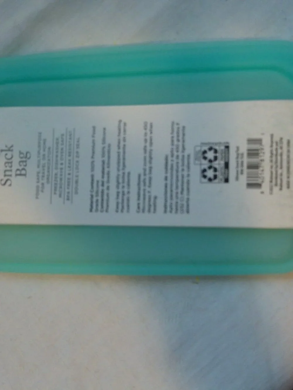 Better Homes & Garden Silicone Snack Bag 8.5 in W x 74.5 in L NEW